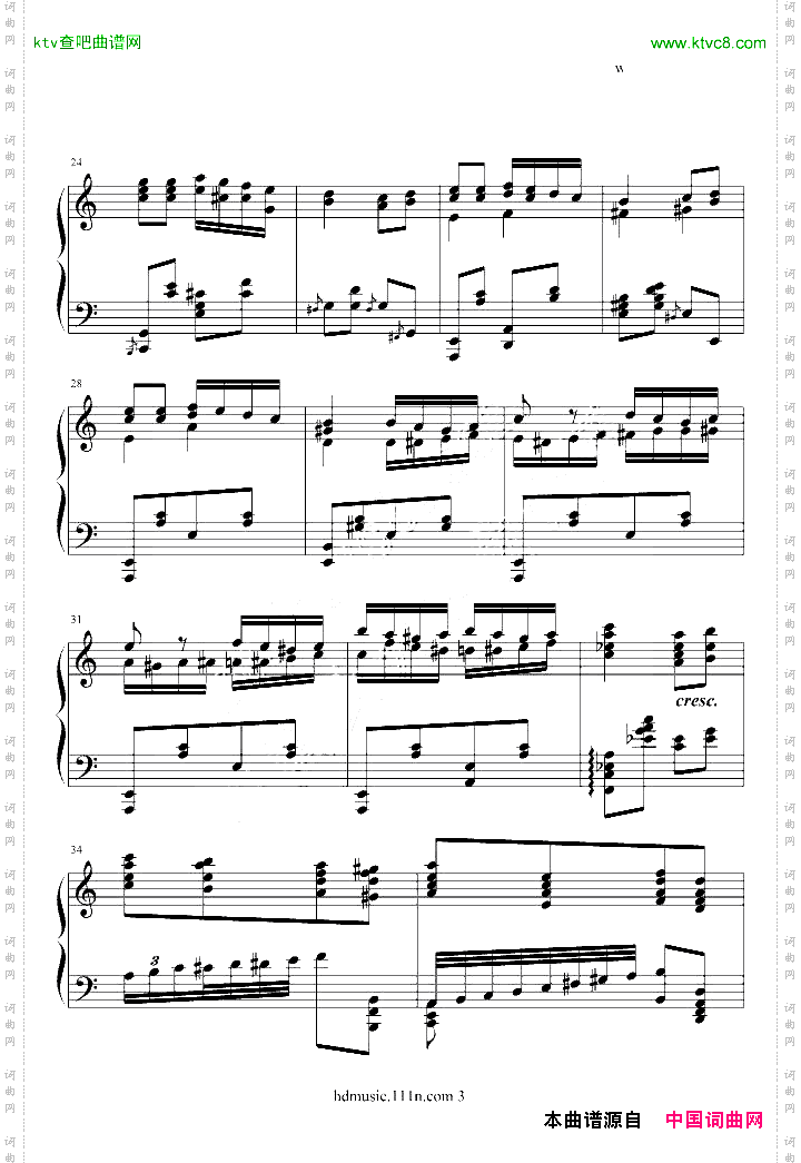 瓦洛多斯《土耳其进行曲》原版