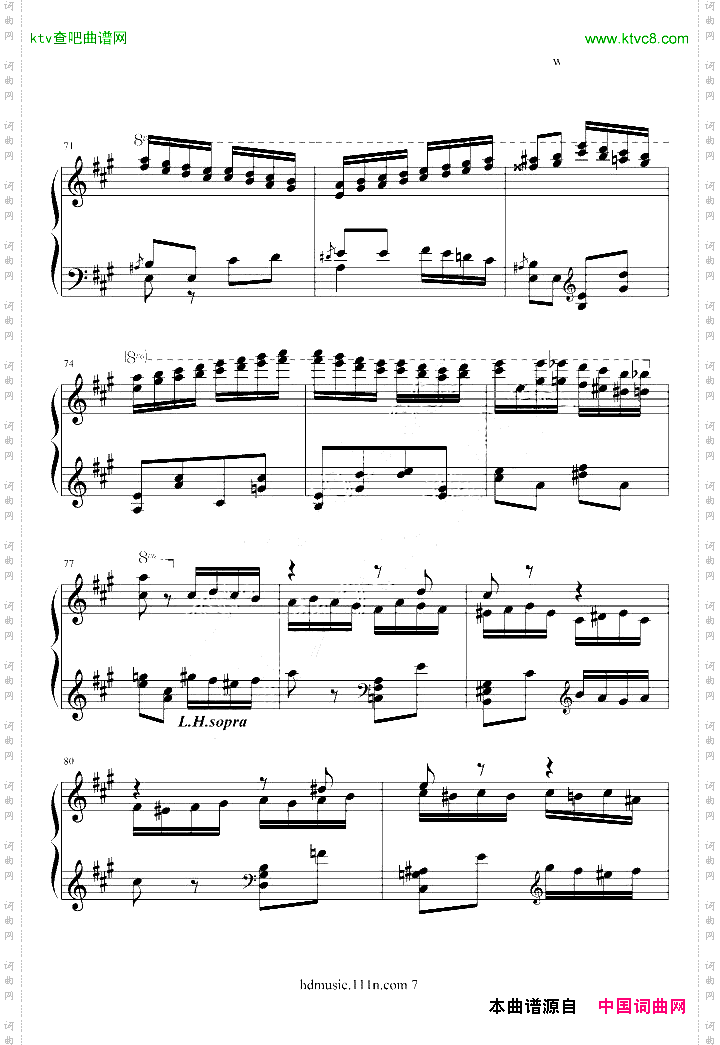 瓦洛多斯《土耳其进行曲》原版