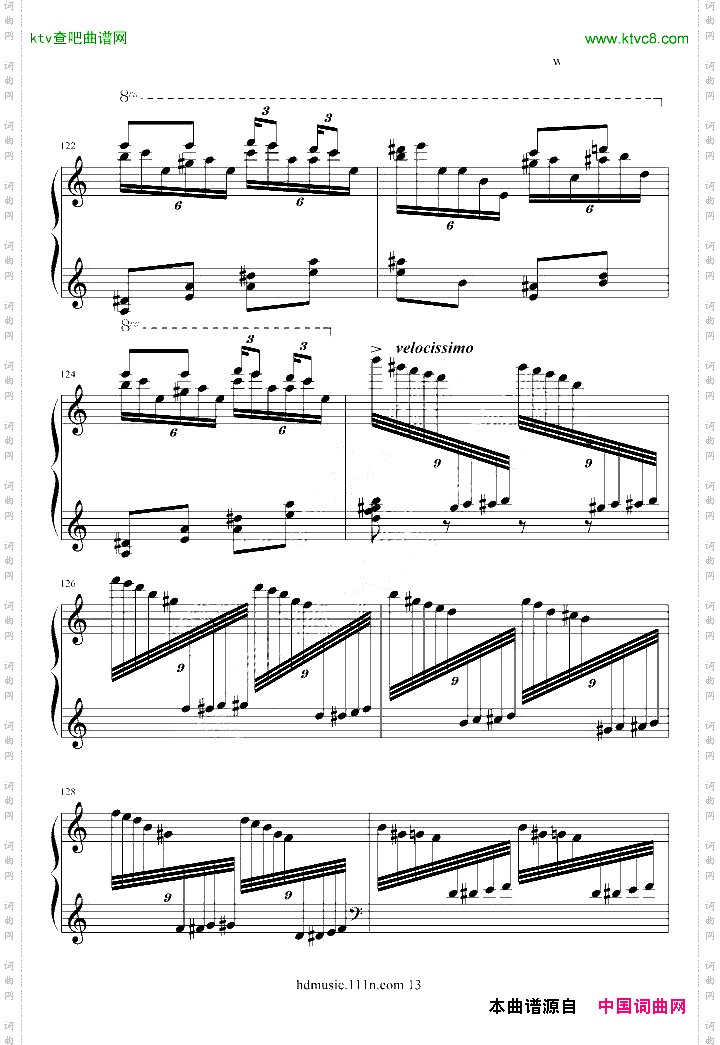 瓦洛多斯《土耳其进行曲》原版