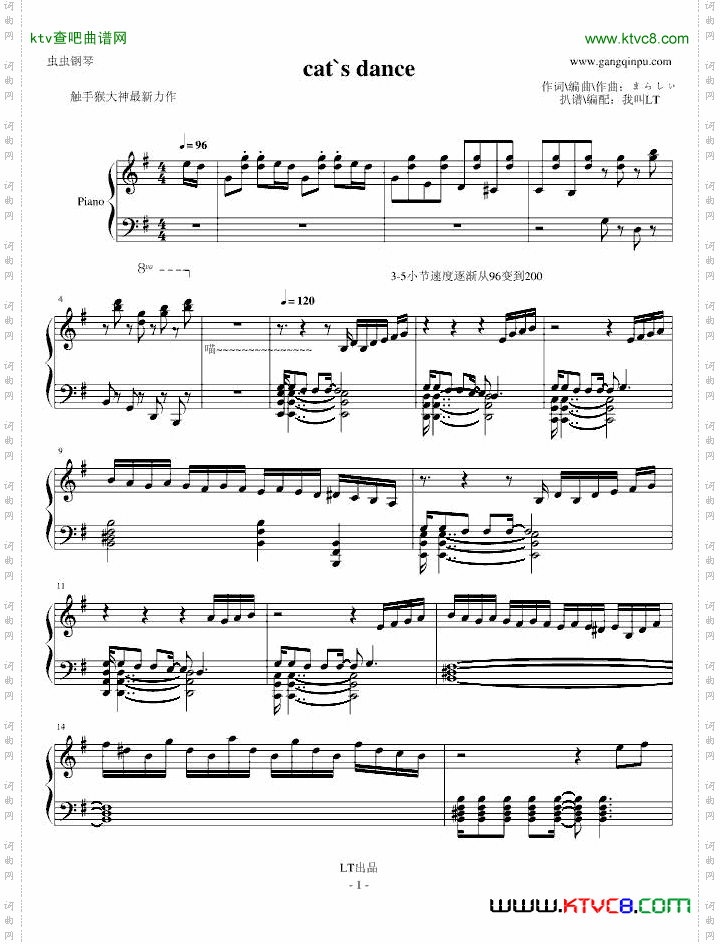 【初音ミク】catsdance【触手猴】