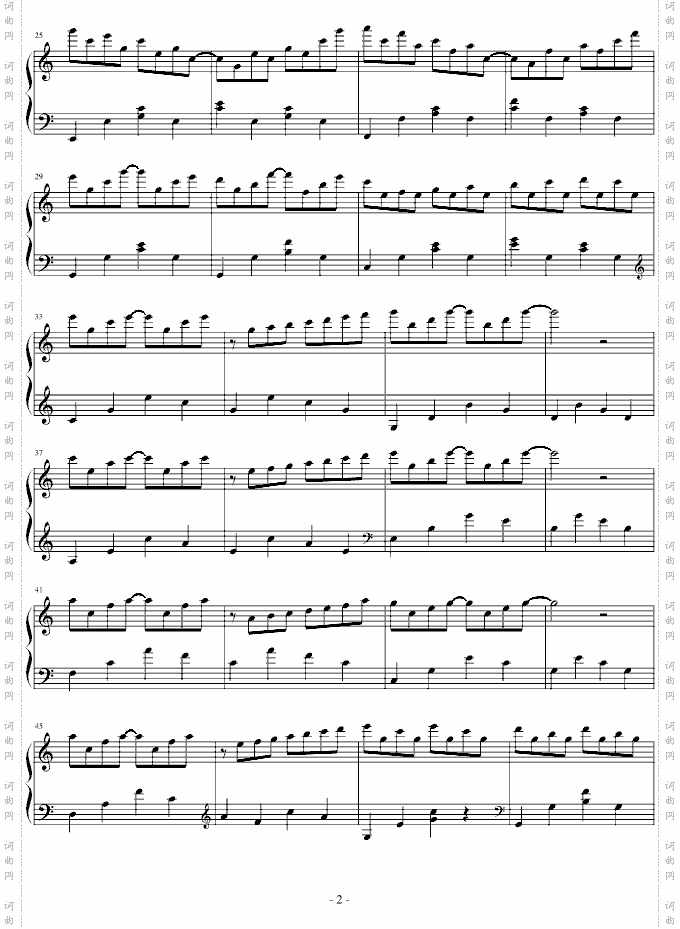 C大调练习曲