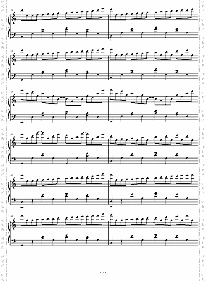 C大调练习曲