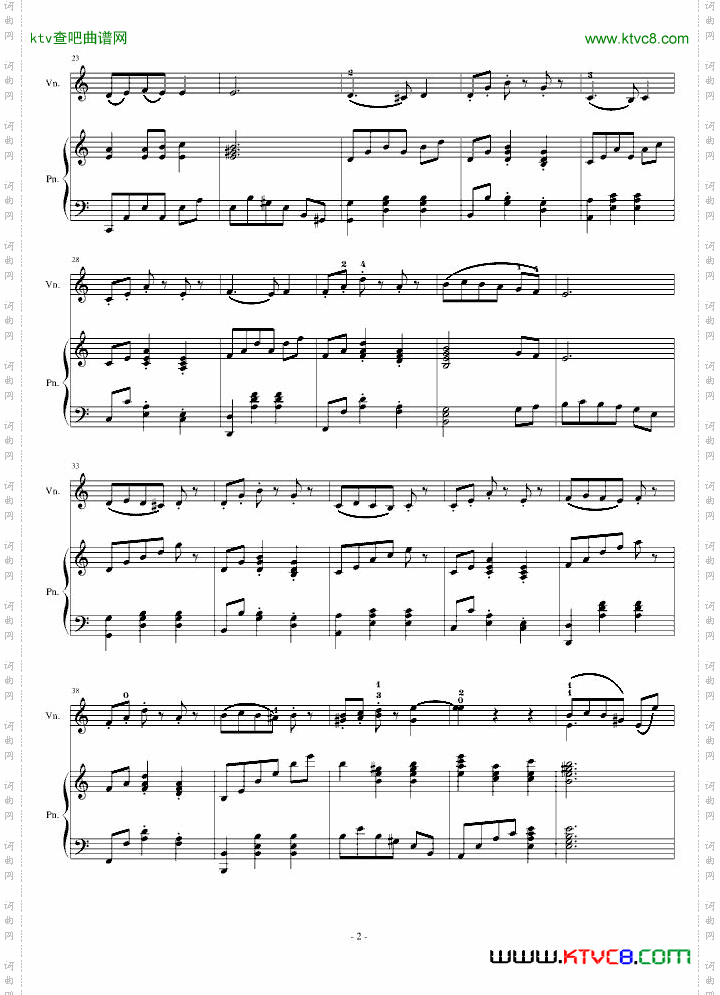 H14-A小调舞曲ForPianoAndViolin