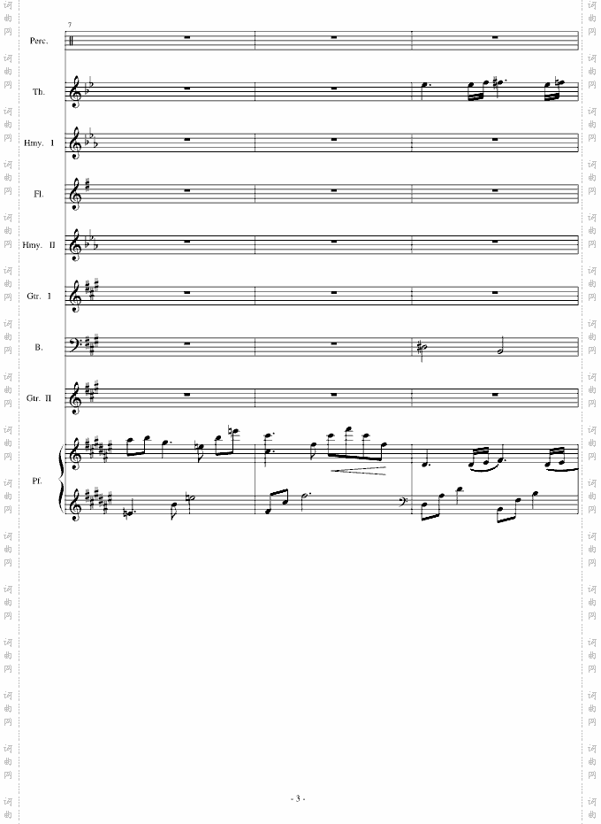 thedawn亡灵序曲总谱