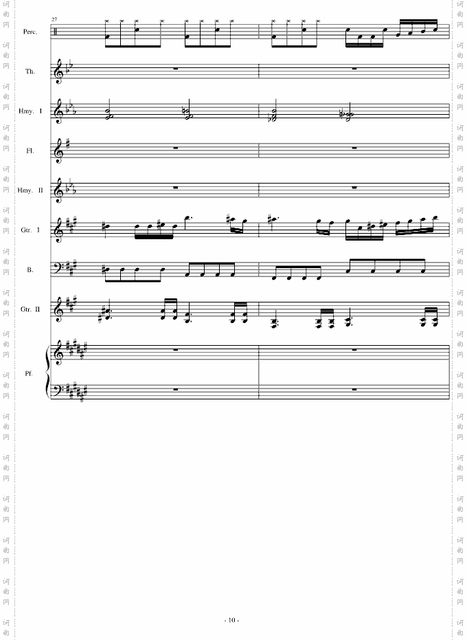 thedawn亡灵序曲总谱