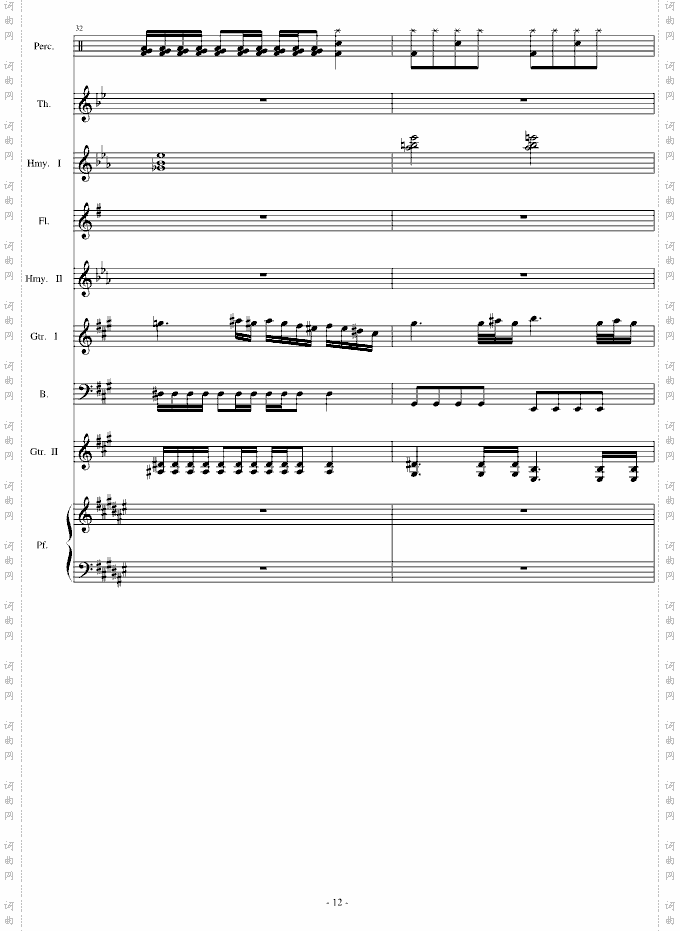 thedawn亡灵序曲总谱