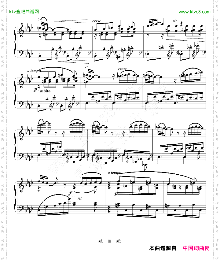 夜曲-法雅钢琴小品