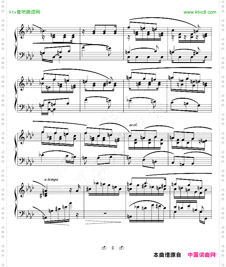 夜曲-法雅钢琴小品