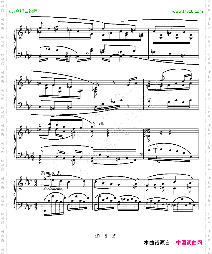 夜曲-法雅钢琴小品