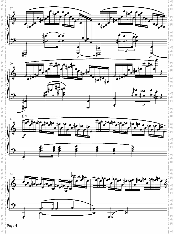 肖邦冬风练习曲