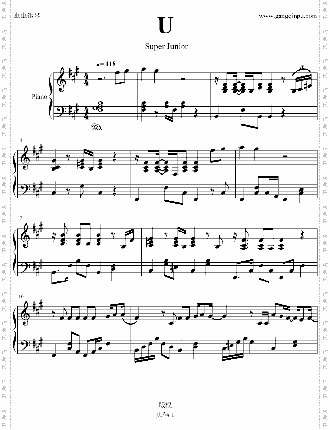 U