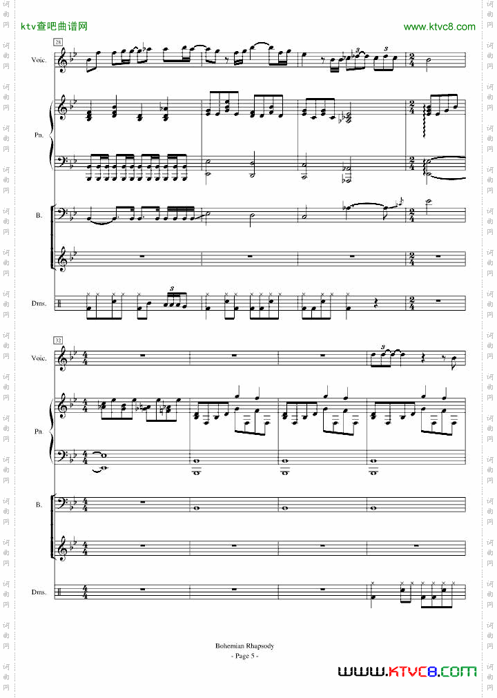 BohemianRhapsody-波西米亚狂想曲