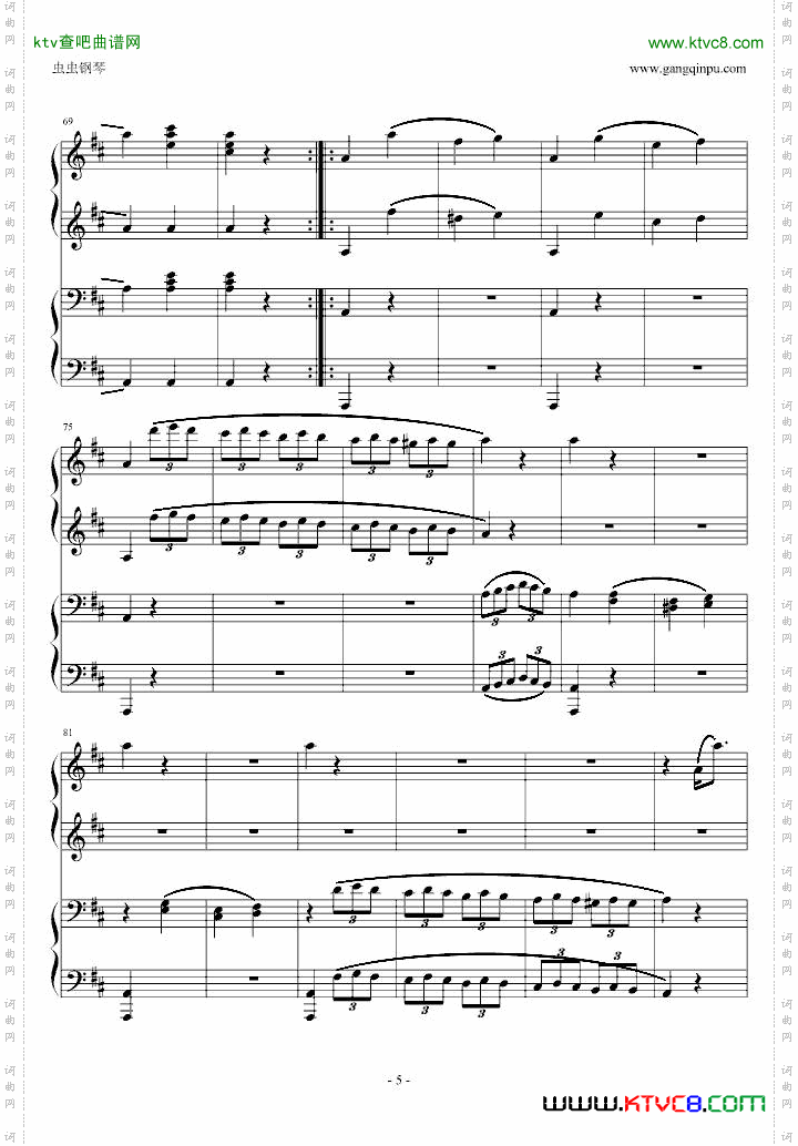 莫扎特D大调四手联弹钢琴奏鸣曲第三乐章