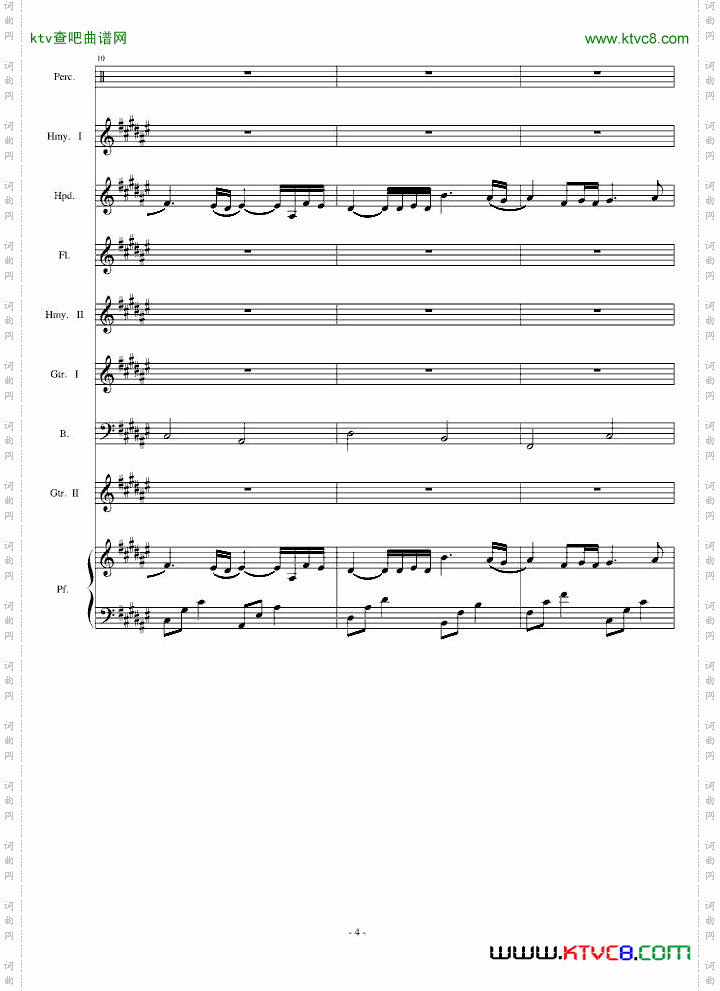 修改版thedawn亡灵序曲总谱