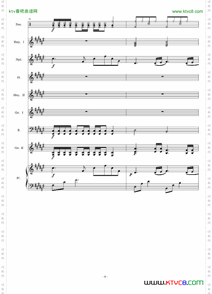 修改版thedawn亡灵序曲总谱