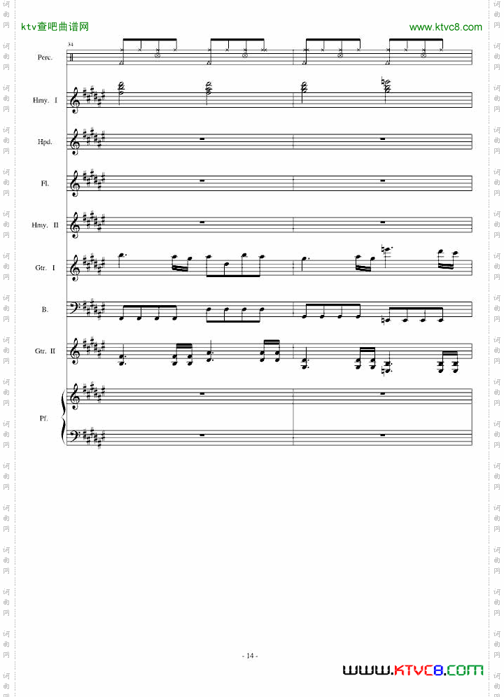 修改版thedawn亡灵序曲总谱