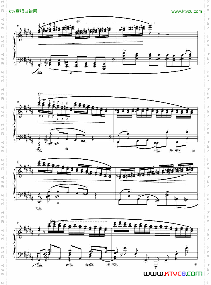 肖邦三度练习曲op.25no.6