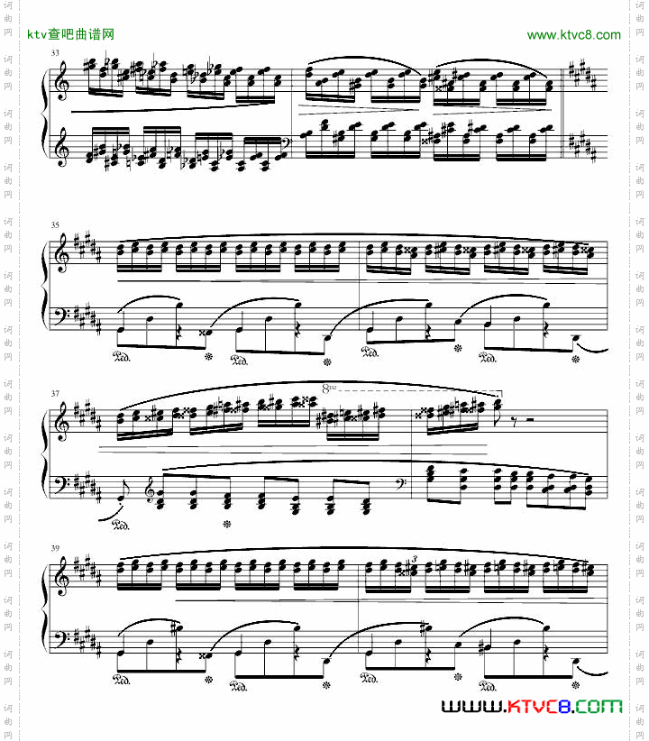 肖邦三度练习曲op.25no.6