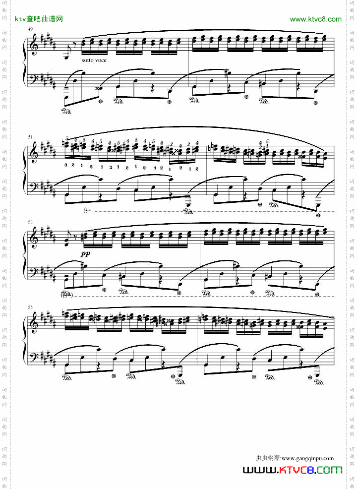 肖邦三度练习曲op.25no.6