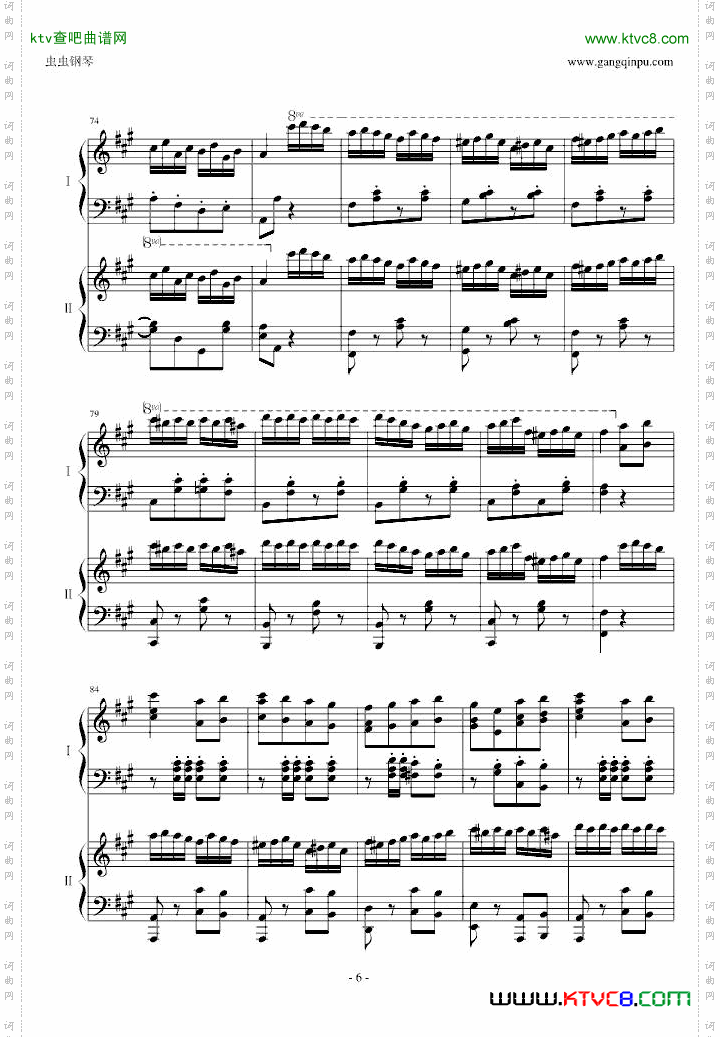 土耳其进行曲双钢琴