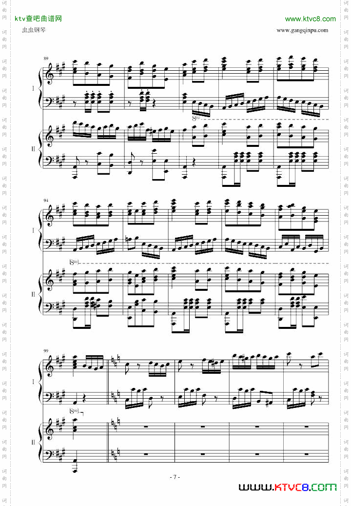 土耳其进行曲双钢琴