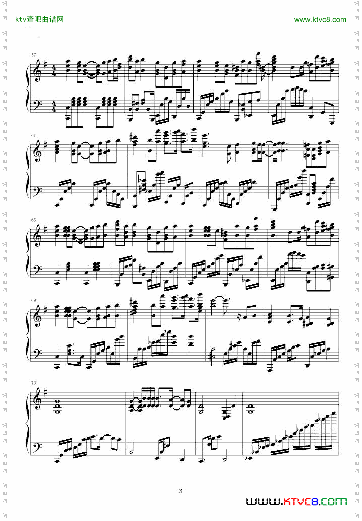 渚WarmPianoArrange单音轨
