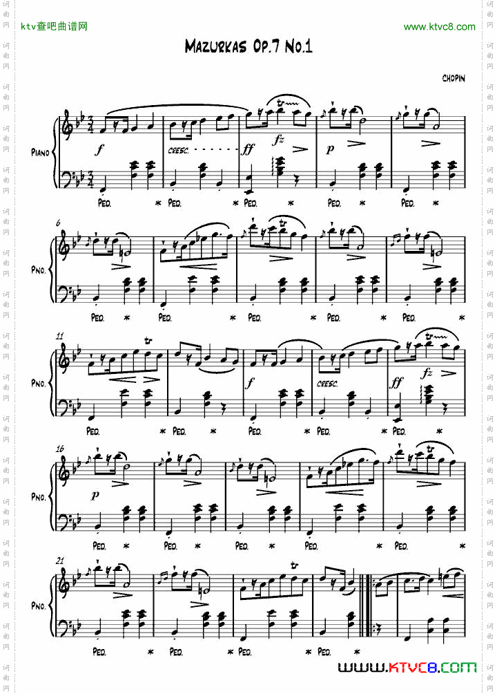 MazurkasOp7No1