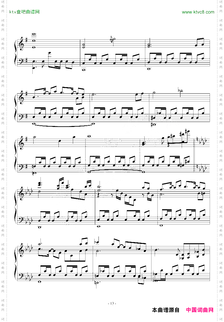 東方連奏曲IIPianoforte第二部分