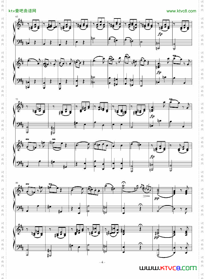 D大调双钢琴奏鸣曲第三乐章