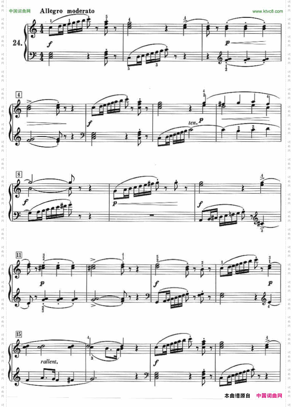 50首莱蒙钢琴练习曲作品37NO.24_50首莱蒙钢琴练习曲 作品37NO.24