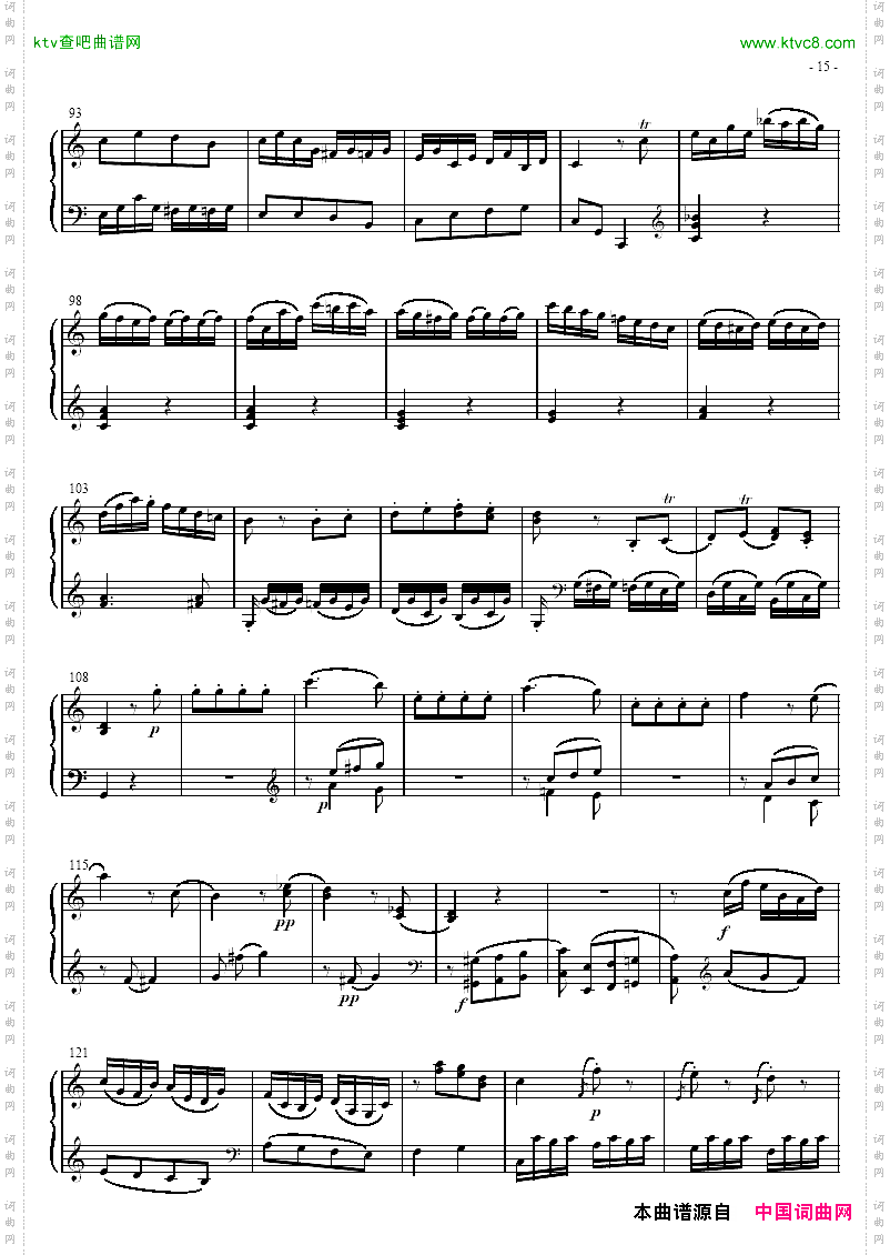 奏鸣曲SonatasK279Mvt.3