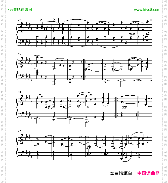 贝多芬《月光》第二乐章