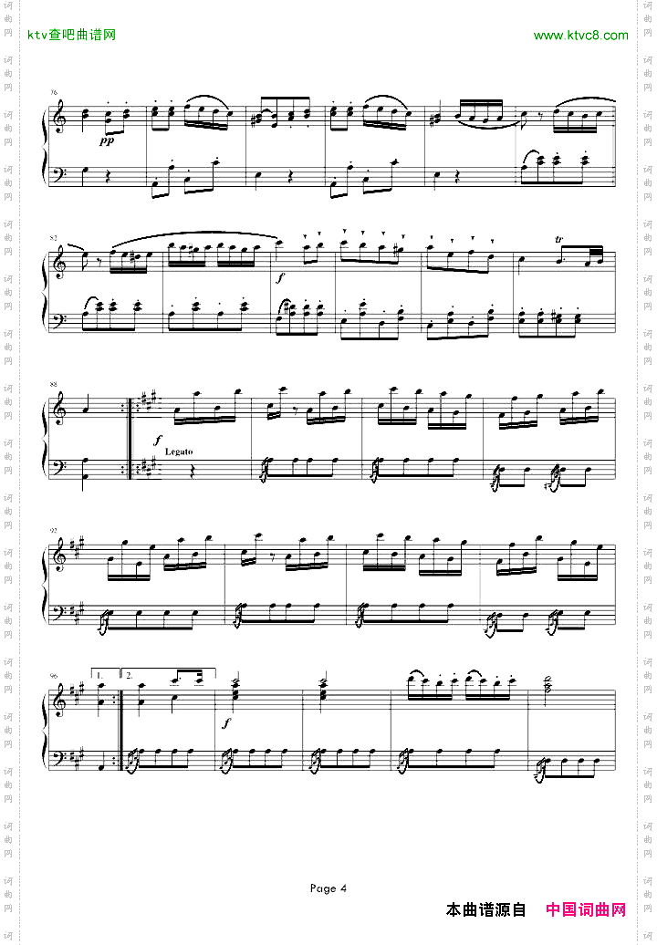 土耳其进行曲莫扎特Mozart