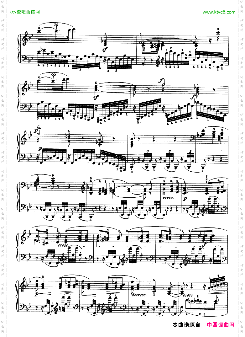 暴风雨-d小调第十七钢琴奏鸣曲-Op.31—2