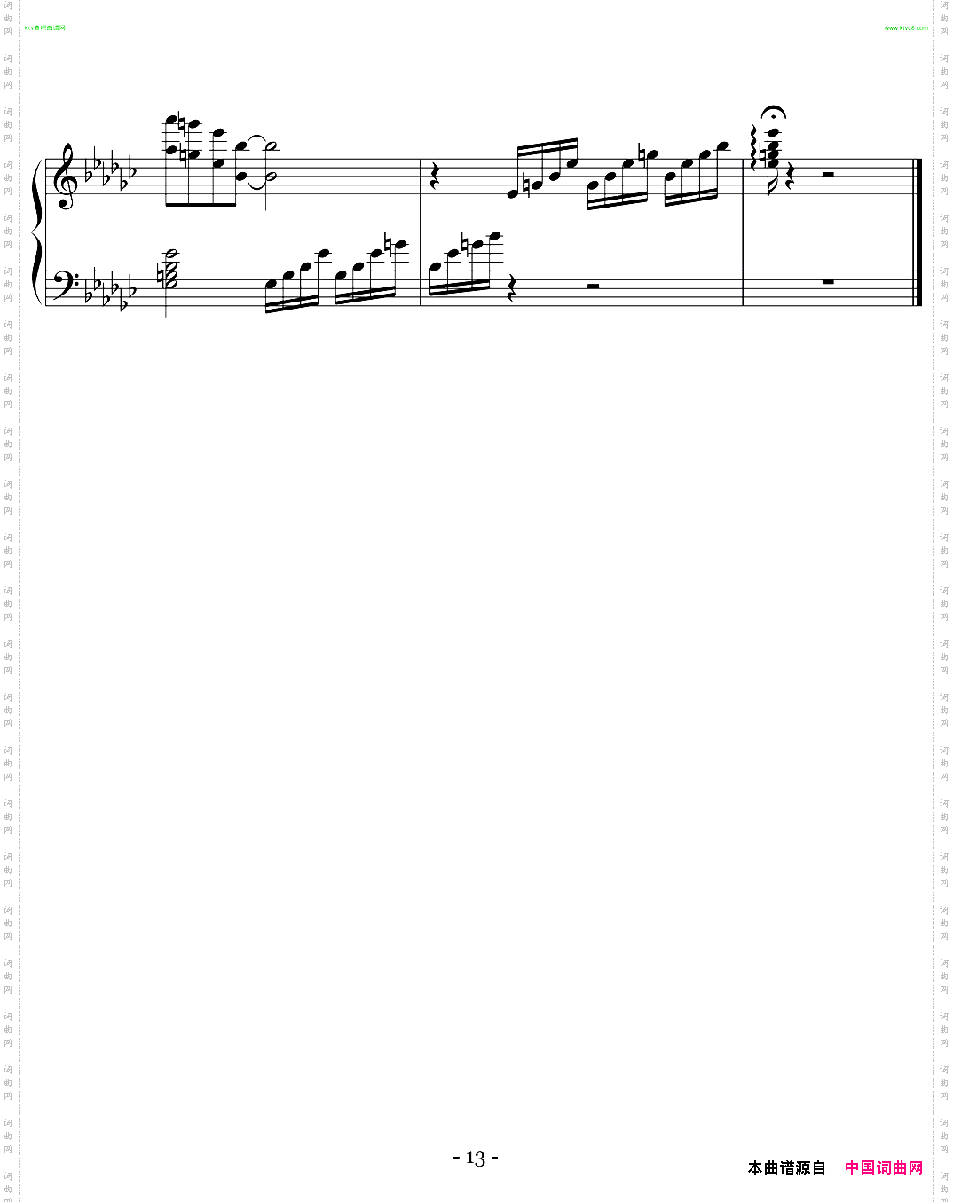 tothebeginning钢琴版-對-譜-彈-琴-