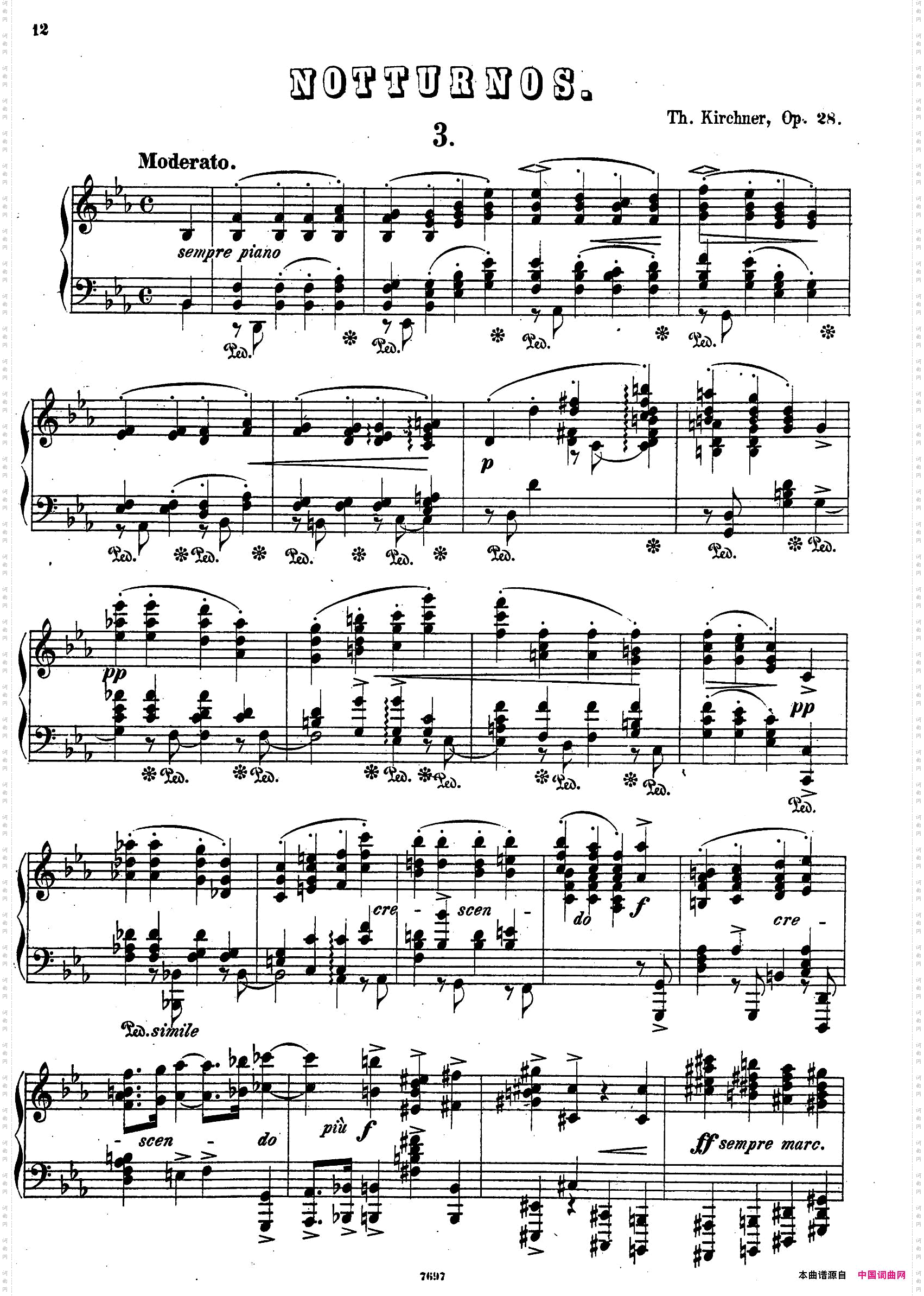 NachtstückeOp·284首夜曲·3_Nachtstücke Op·284首夜曲·3