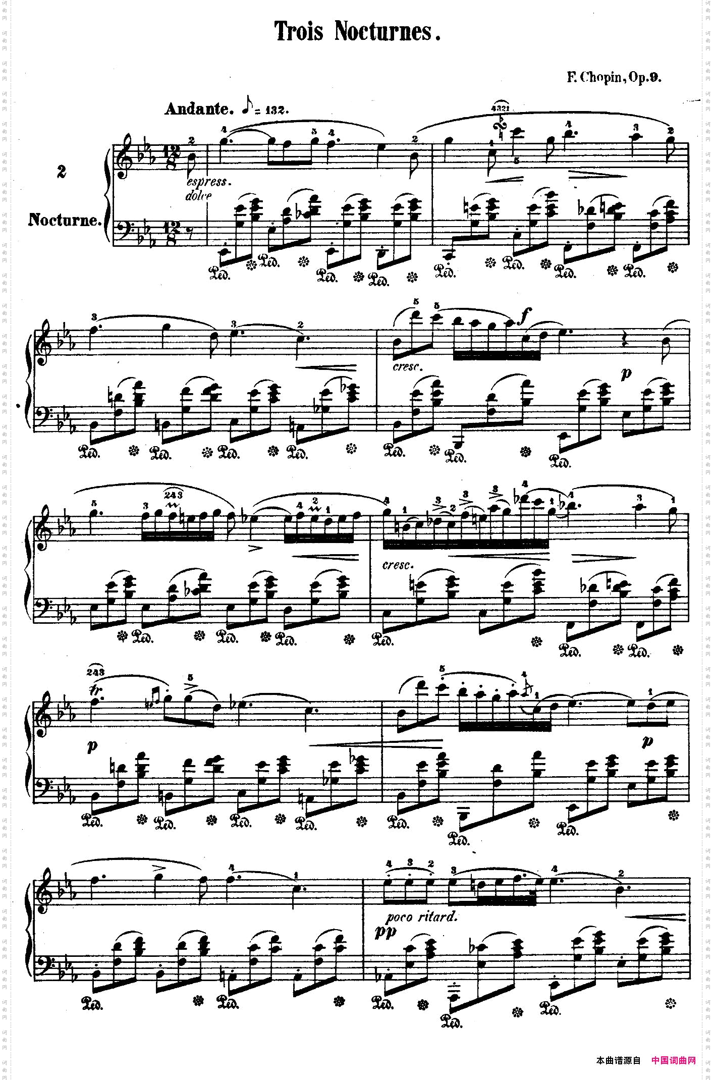 TroisNocturnesOp.9Ⅱ_Trois Nocturnes Op.9Ⅱ