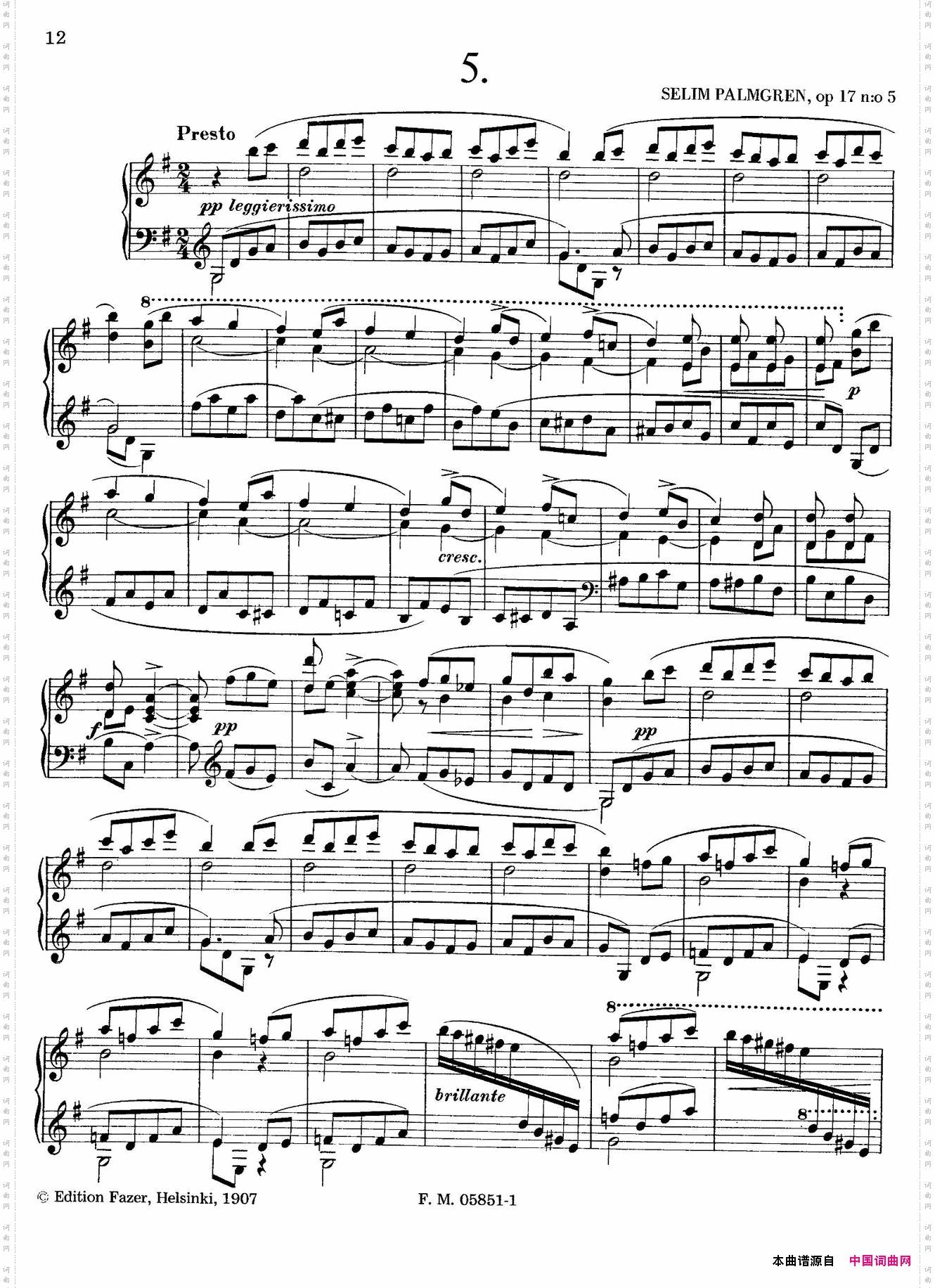 24PreludesOp.1724首前奏曲·5_24 Preludes Op.1724首前奏曲·5
