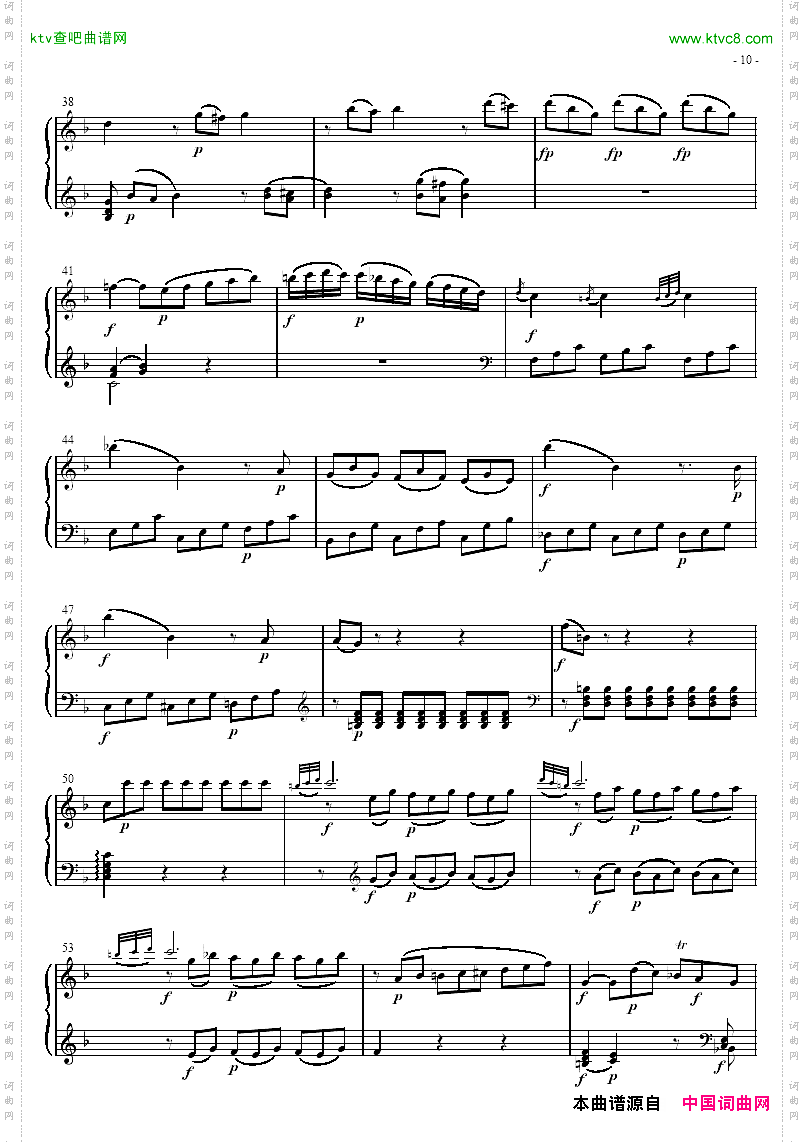 奏鸣曲SonatasK279Mvt.2