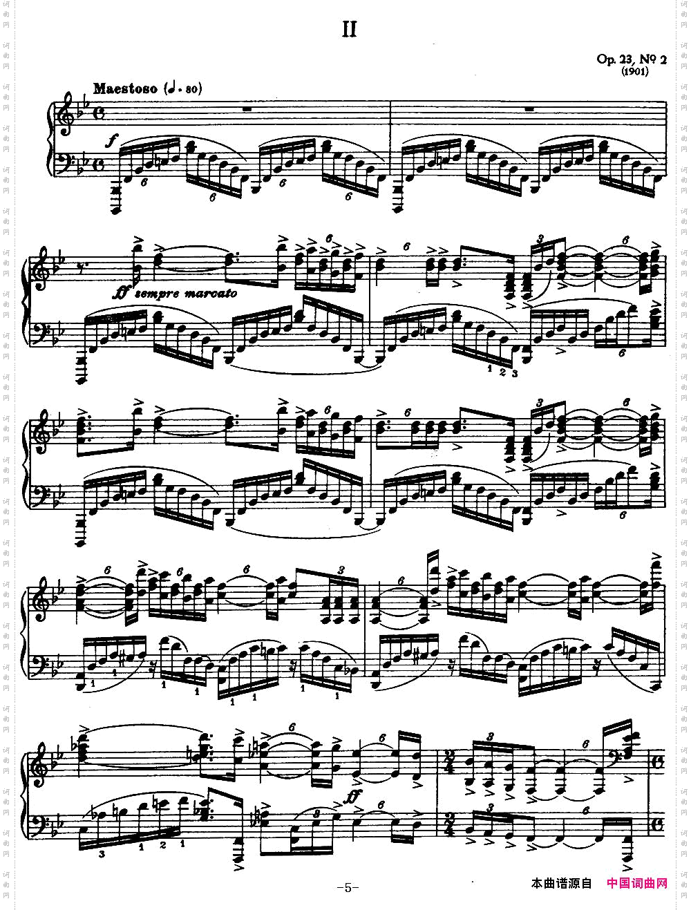 10PreludesOp.23拉赫玛尼诺夫10首前奏曲·Ⅱ_10 Preludes Op.23拉赫玛尼诺夫10首前奏曲·Ⅱ