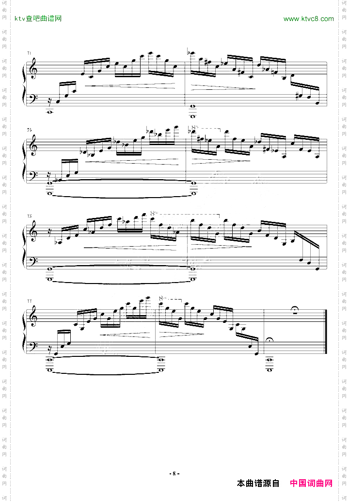 肖邦练习曲-EtudeOP.10No.1