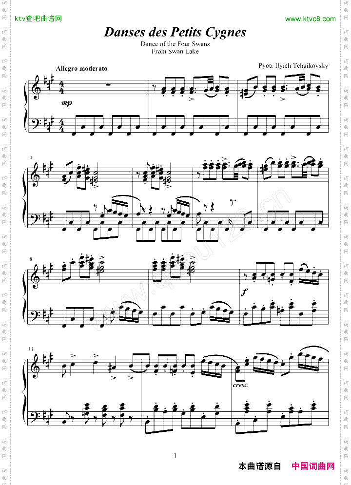 四小天鹅舞曲_Charm2版