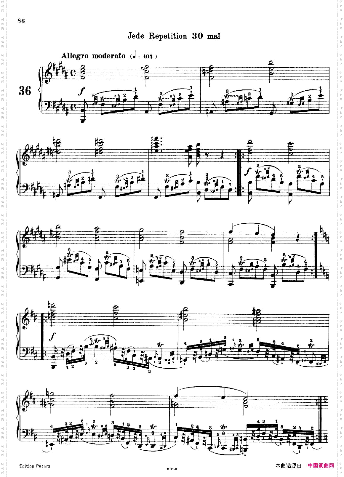 SchooloftheVirtuosoOp·36560首钢琴高级练习曲·36_School of the Virtuoso Op·36560首钢琴高级练习曲·36