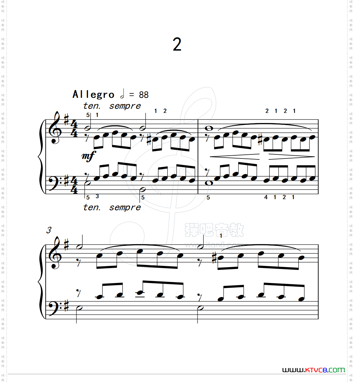 练习曲2克拉莫钢琴练习曲60首_练习曲 2克拉莫钢琴练习曲60首