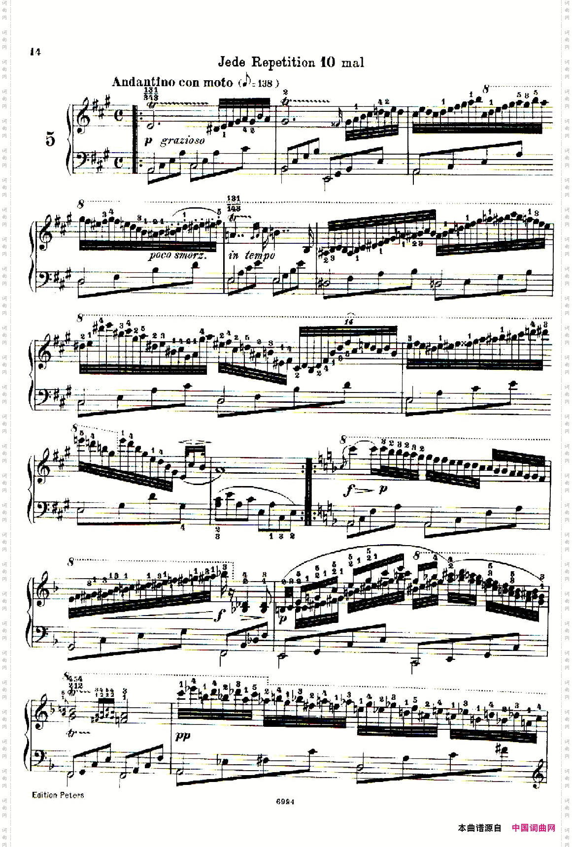 SchooloftheVirtuosoOp.36560首钢琴高级练习曲·5_School of the Virtuoso Op.36560首钢琴高级练习曲·5