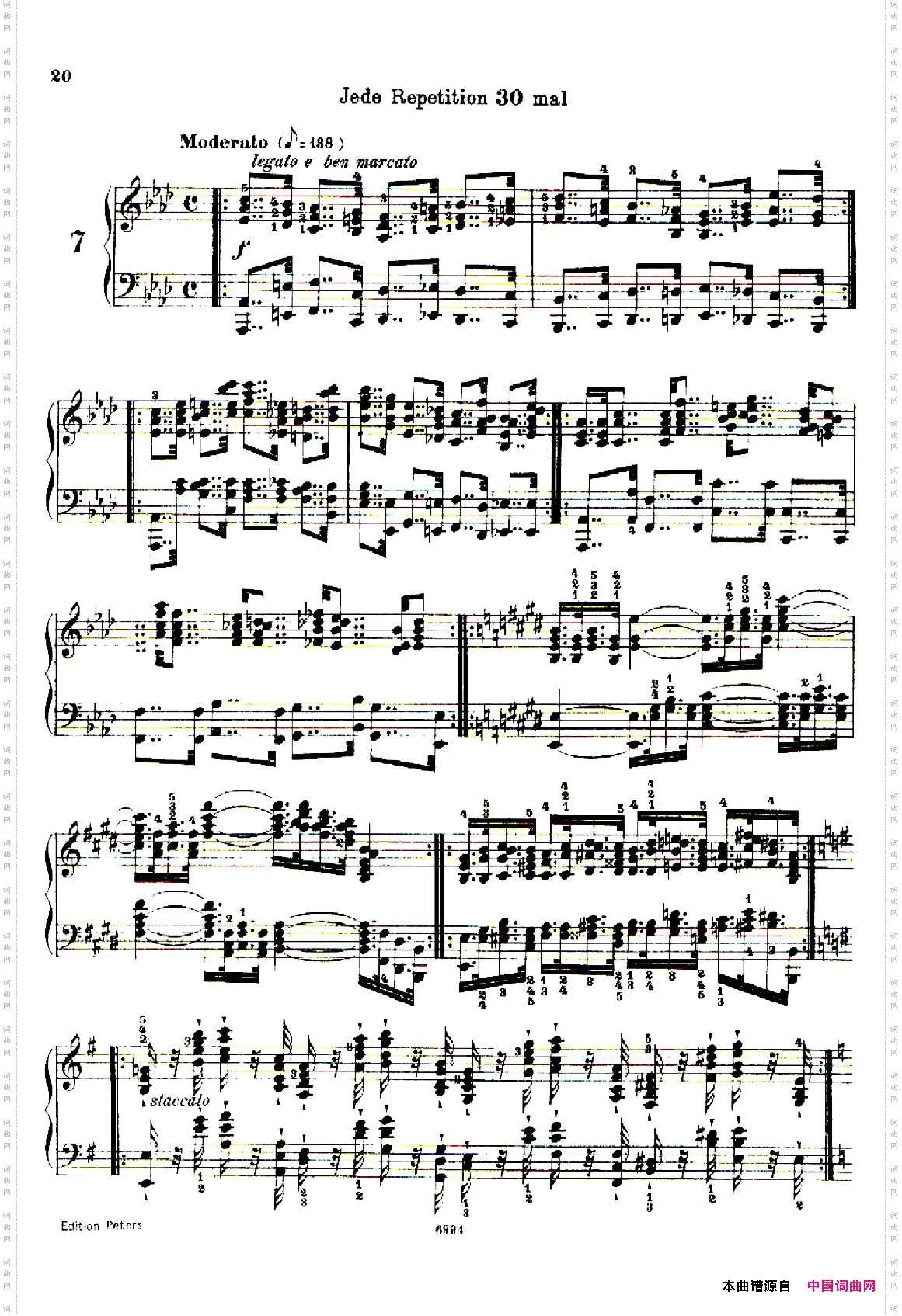 SchooloftheVirtuosoOp.36560首钢琴高级练习曲·7_School of the Virtuoso Op.36560首钢琴高级练习曲·7