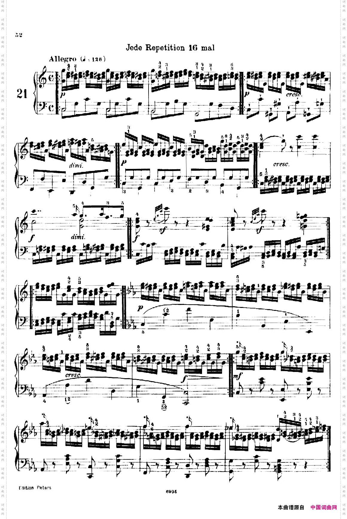 SchooloftheVirtuosoOp.36560首钢琴高级练习曲·21_School of the Virtuoso Op.36560首钢琴高级练习曲·21