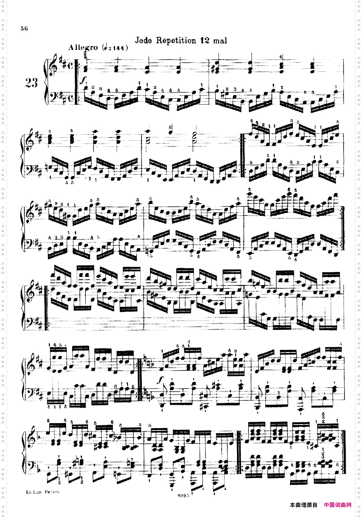 SchooloftheVirtuosoOp.36560首钢琴高级练习曲·23_School of the Virtuoso Op.36560首钢琴高级练习曲·23