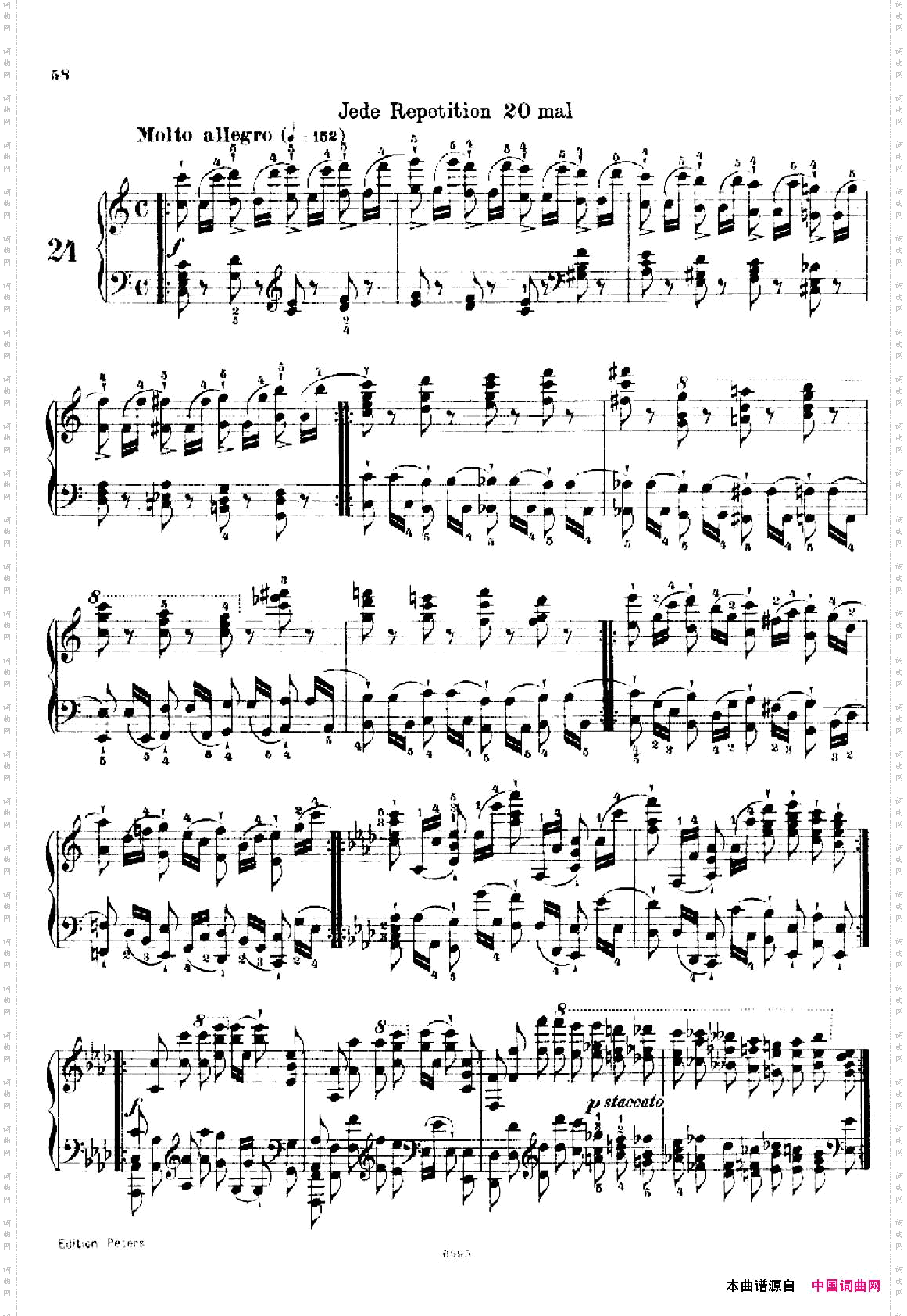 SchooloftheVirtuosoOp.36560首钢琴高级练习曲·24_School of the Virtuoso Op.36560首钢琴高级练习曲·24
