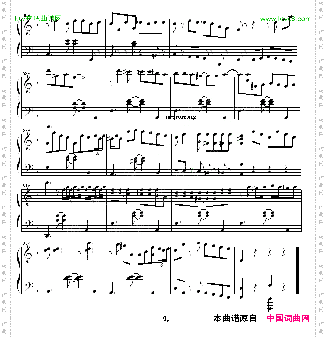 海上钢琴师TheLegendof1900流行钢琴曲